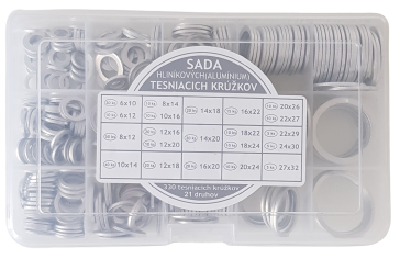 Sada hliníkových tesniacich krúžkov - Veľká