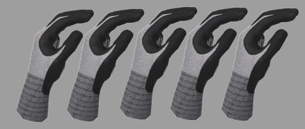 Balenie 5x Nitrilové pracovné rukavice TIGERFLEX ( veľkosť 10 ) 