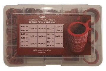 Sada fíbrových tesniacich krúžkov - veľká