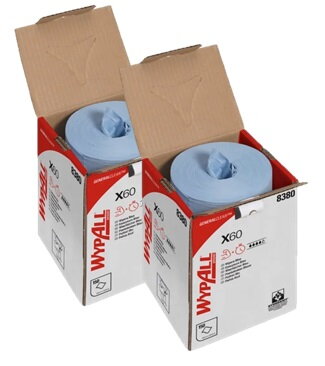 2ks   *WYPALL Utierka, X60 General Clean  Cloths 8380